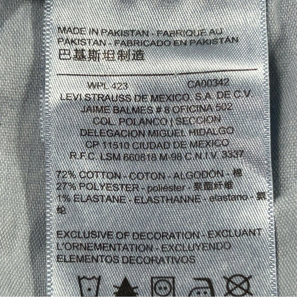 NWT Levi's Denizen Jeggings Size 16/17 - Picture 10 of 12